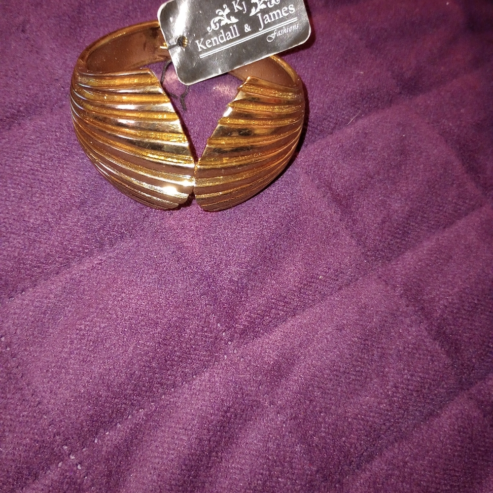 Kendall & James gold bangle